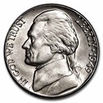 1949 Jefferson Nickel 40-Coin Roll BU